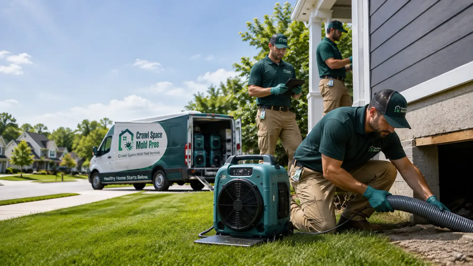 Crawl Space Mold Removal in Fairport, NY